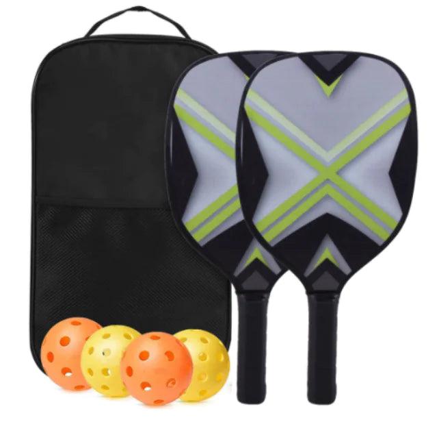 Pickleball Paddles Set Includes 4 Balls - Elite pickleball